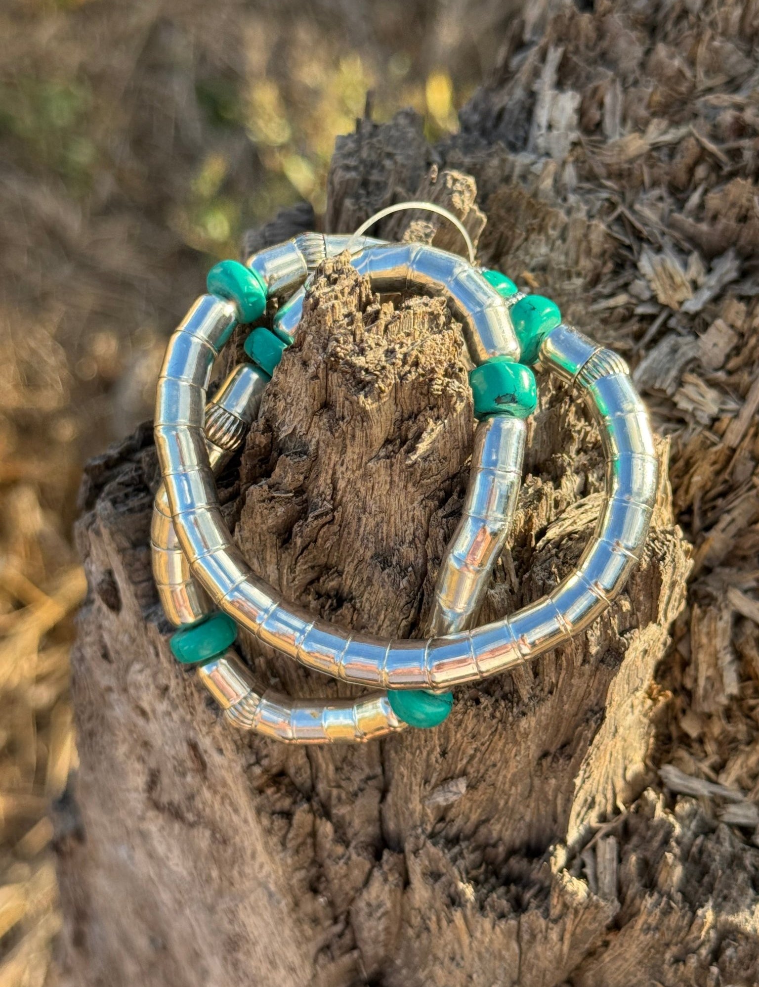 Western Sparkle Turquoise Bracelet Set