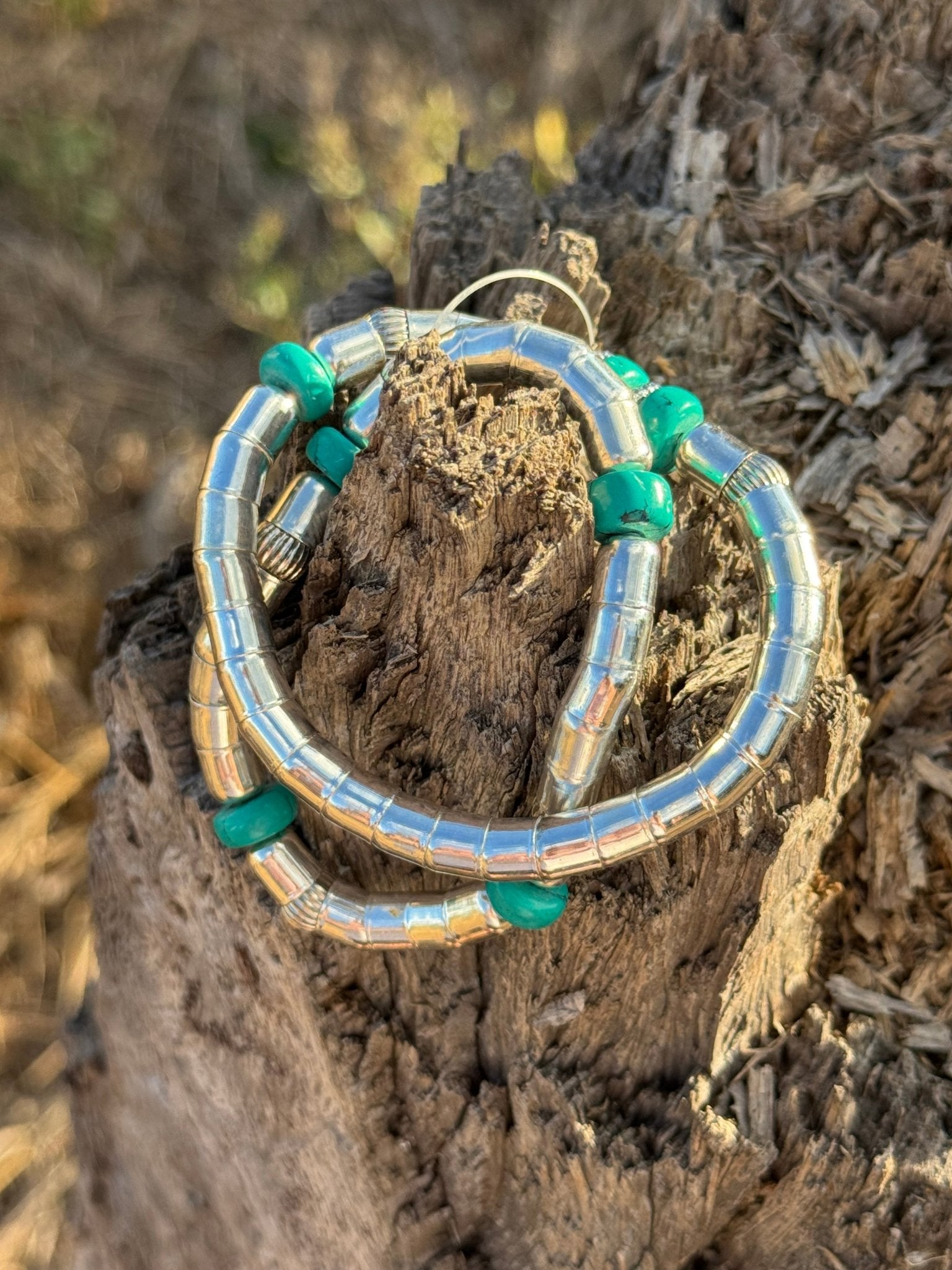 Western Sparkle Turquoise Bracelet Set
