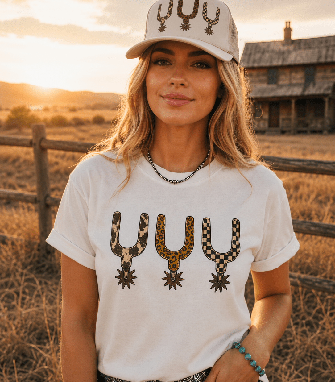 Western Spur Trio Graphic TeeNaturalS