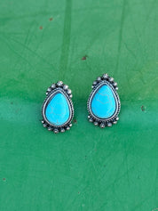 Western Teardrop Vintage Earrings