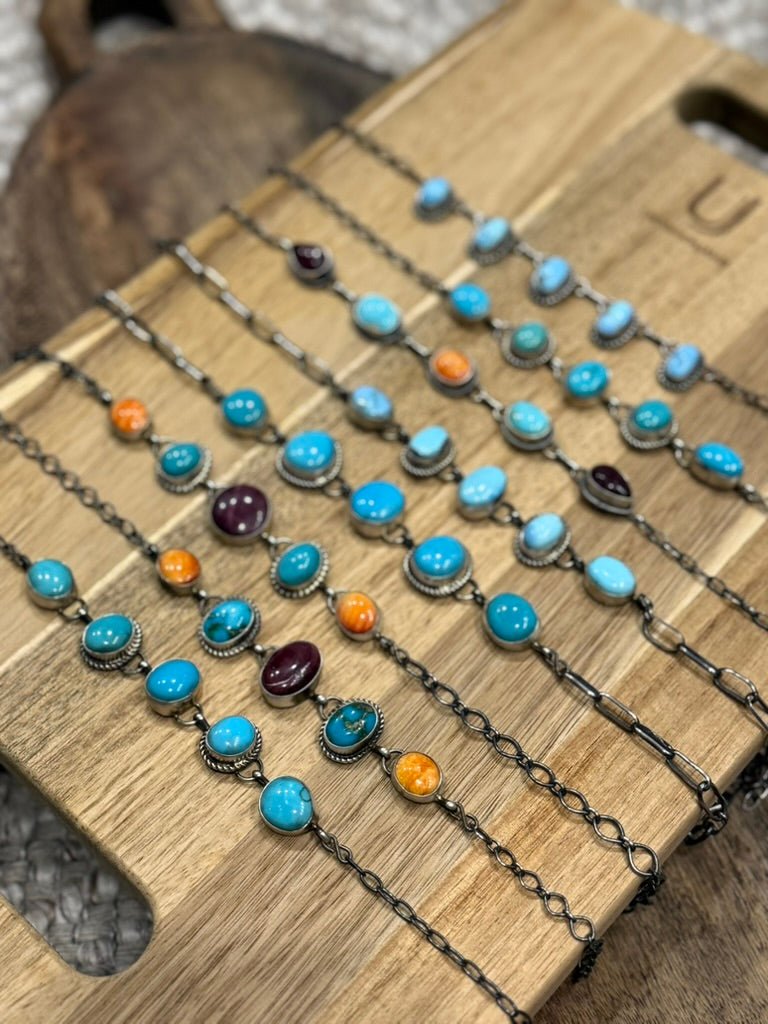 Western Trail Turquoise Choker1