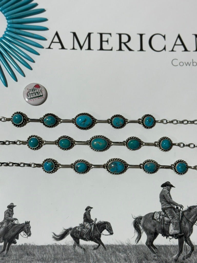 Western Trail Turquoise Choker