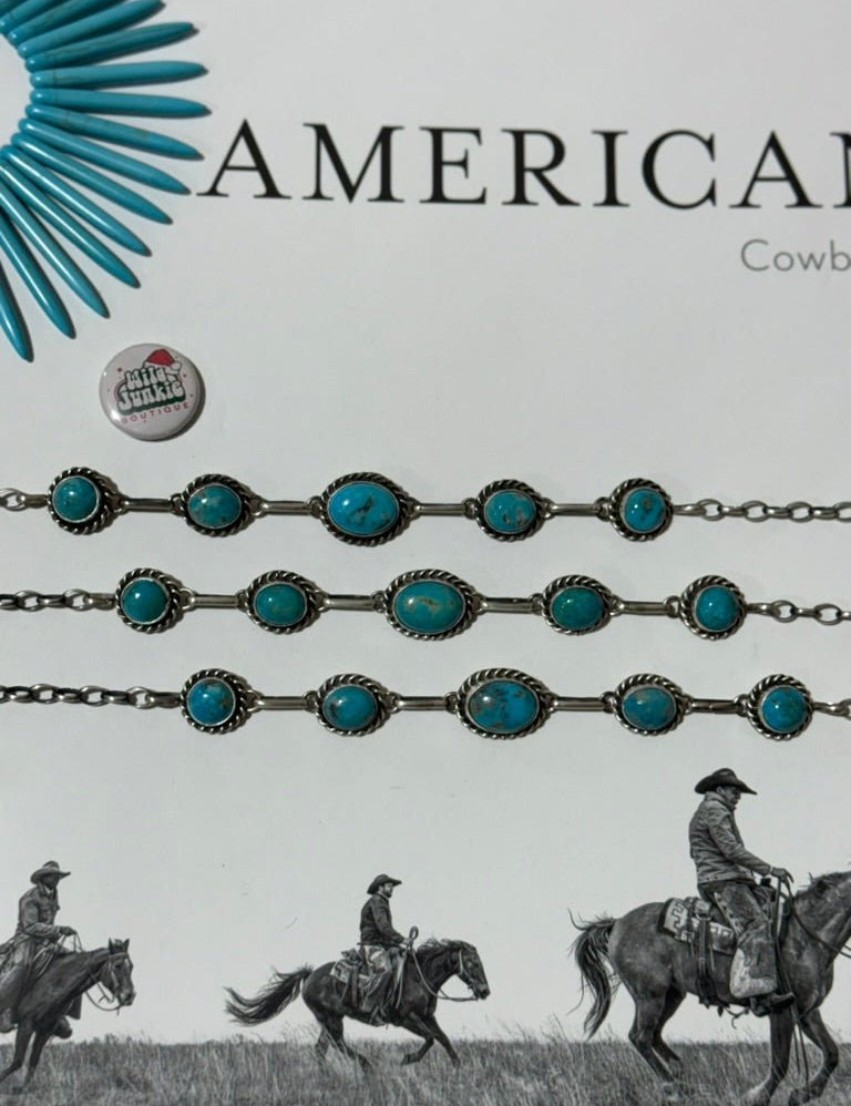 Western Trail Turquoise Choker