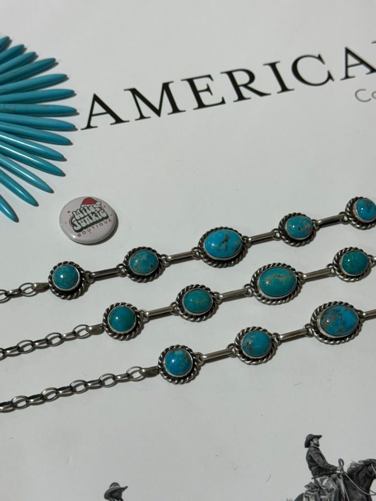 Western Trail Turquoise Choker