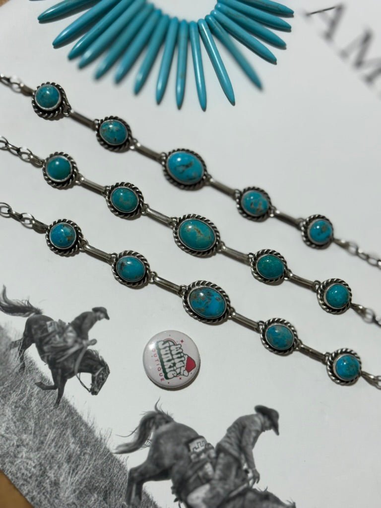 Western Trail Turquoise Choker