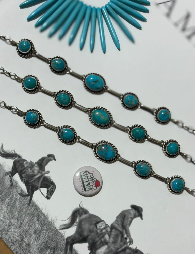 Western Trail Turquoise Choker