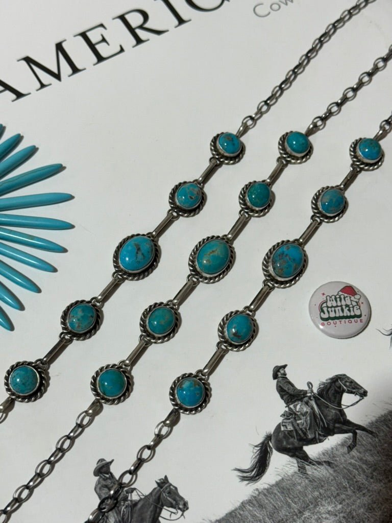 Western Trail Turquoise Choker
