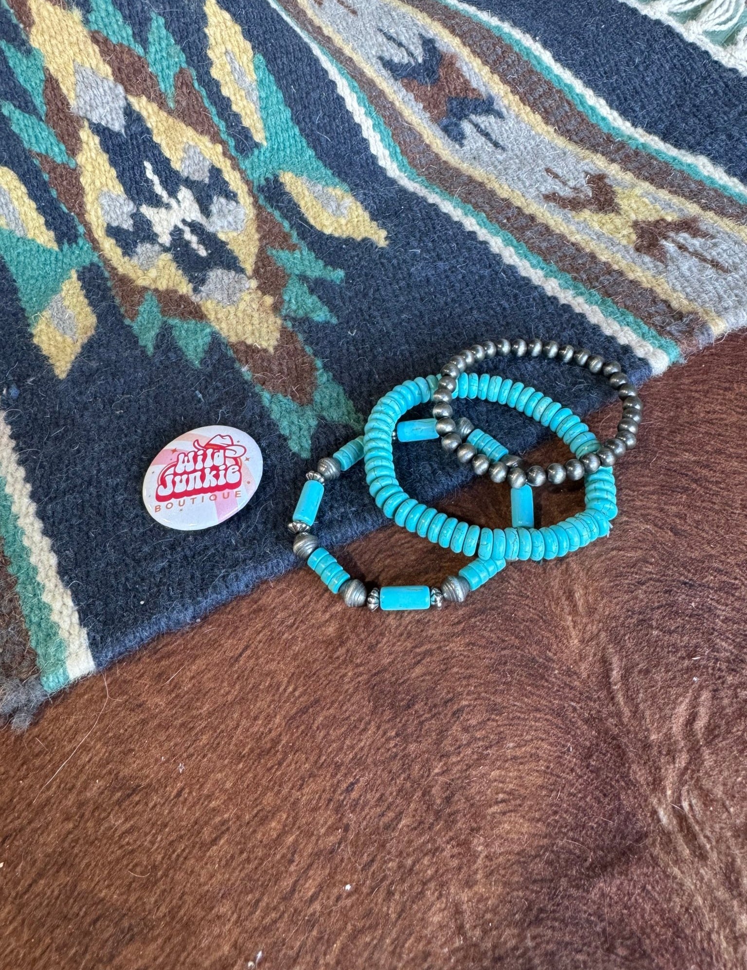 Western Turquoise Bracelet Stack