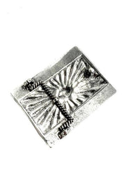 Western Turquoise Concho Belt Buckle