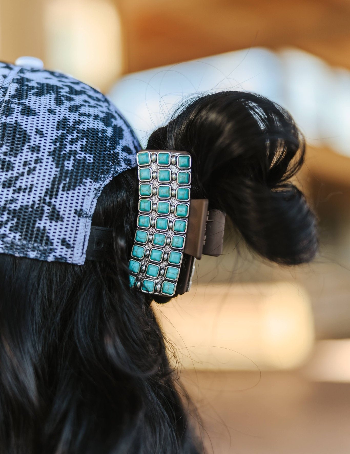Western Turquoise Hair Claw