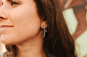 Western Twisted Rope Hoop Earring