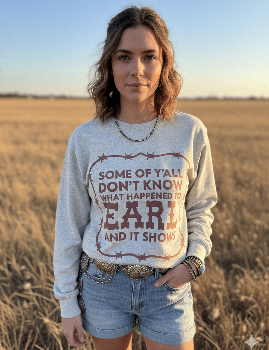 What Happened To Earl Graphic SweatshirtOatmealS