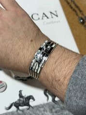 White Buffalo Inlay Cuff