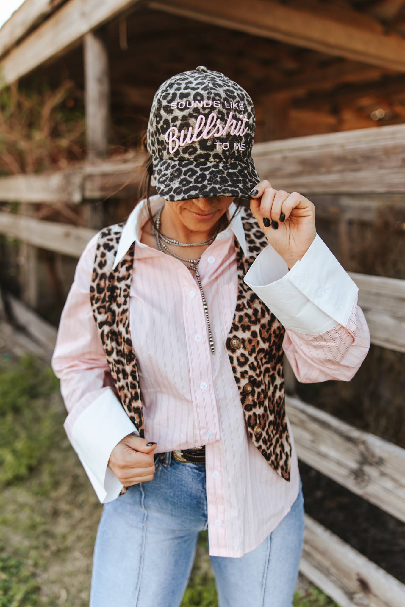 Wide Cuff Button Down Striped ShirtS