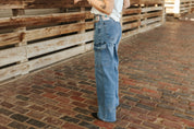 Wide Leg Cargo Jeans1
