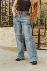 Wide Leg Cargo Jeans1