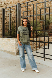 Wide Leg Cuff Jeans2