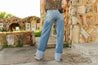 Wide Leg Cuff Jeans2