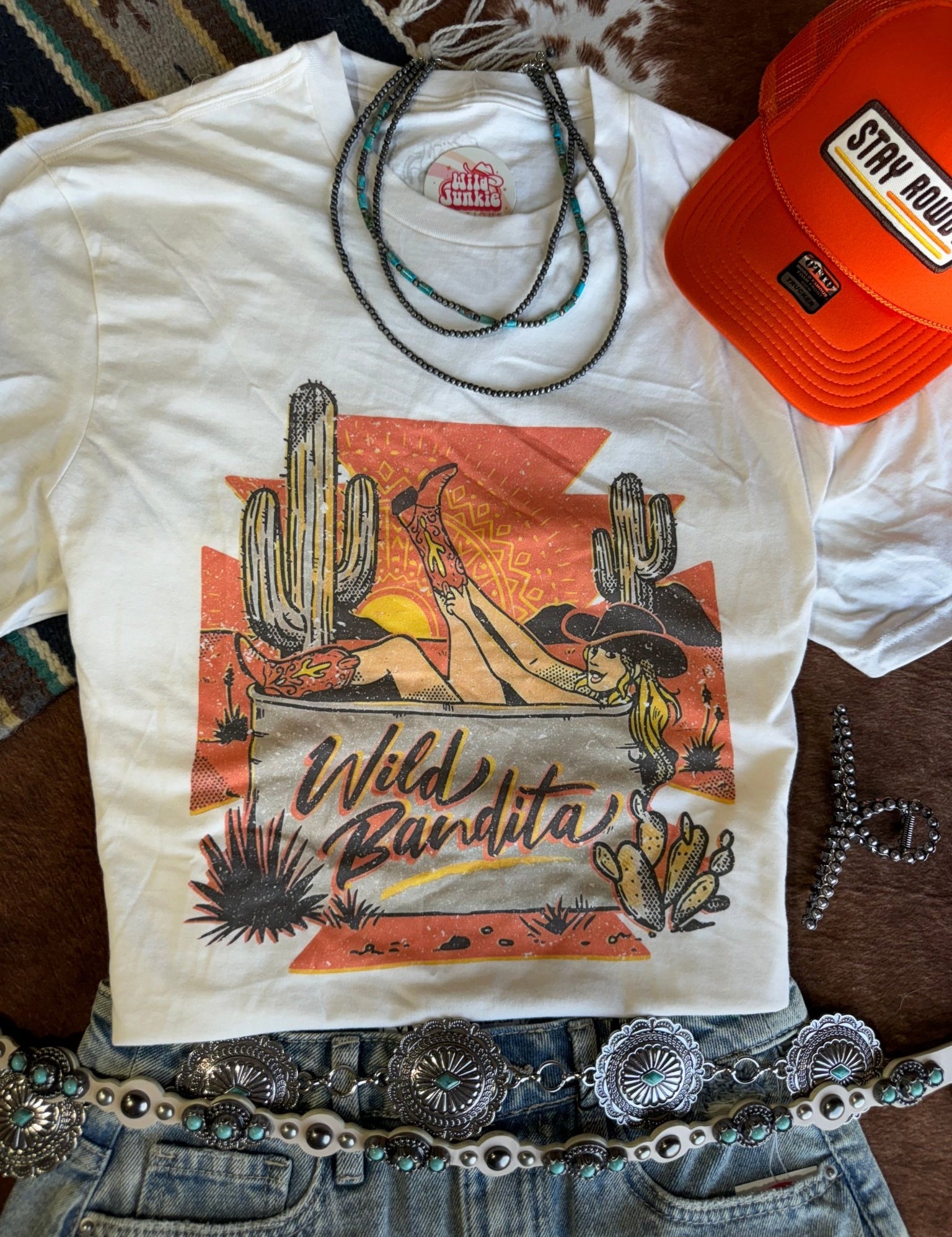 Wild Bandita Graphic TeeNaturalS