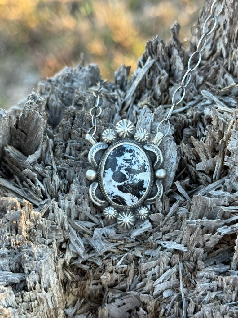 Wild Frontier White Buffalo Necklace