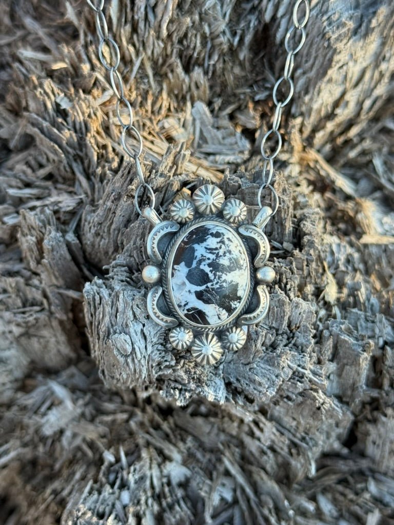 Wild Frontier White Buffalo Necklace