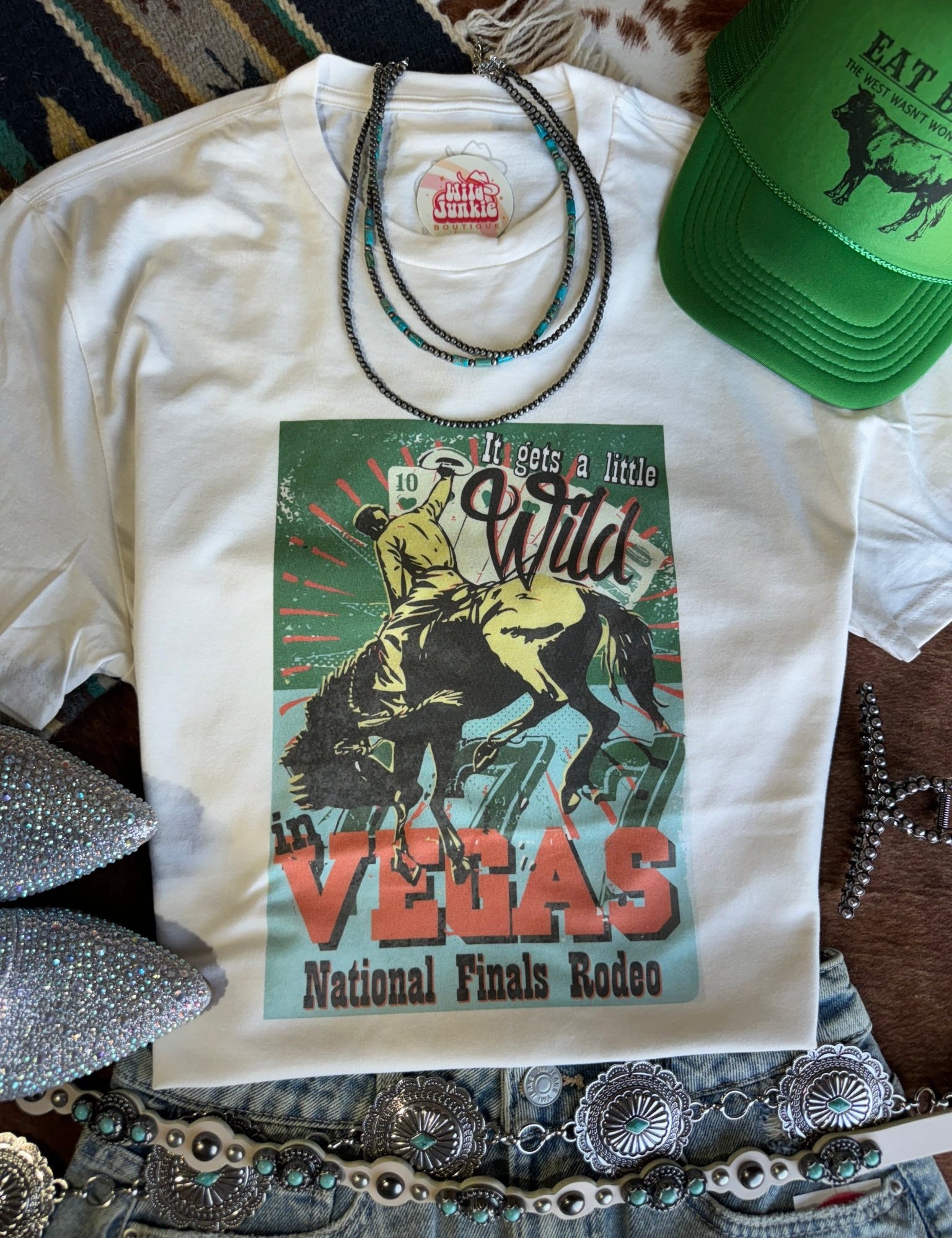 Wild In Vegas Graphic TeeNaturalS