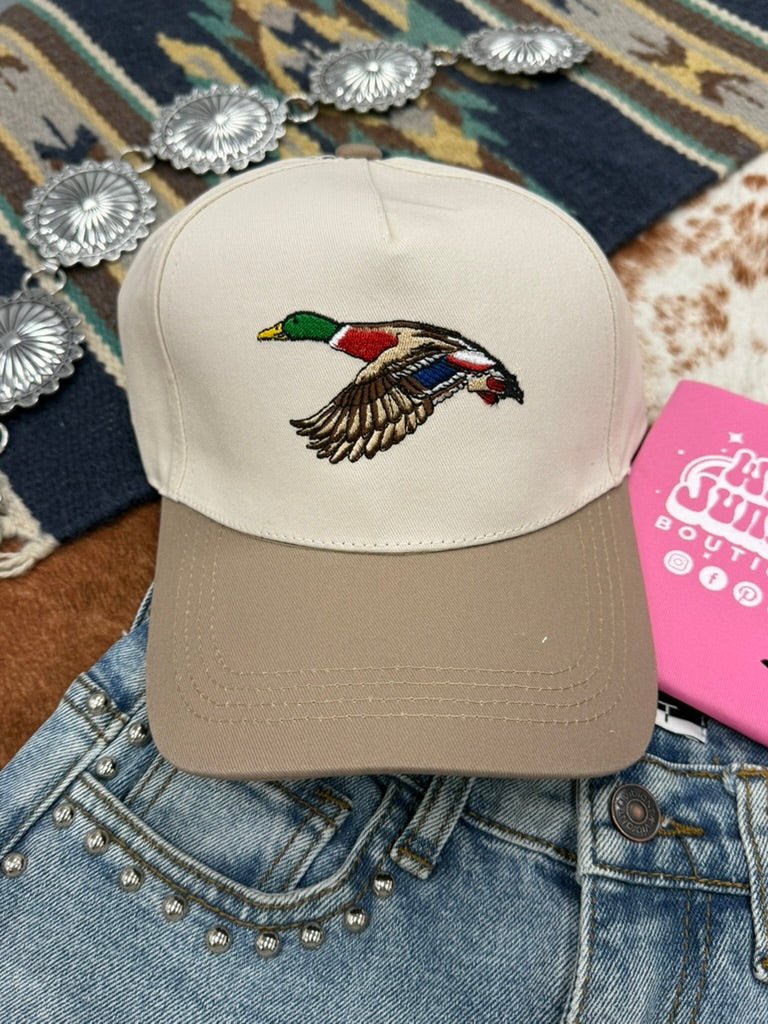 Wild Mallard Embroidered Trucker Hat