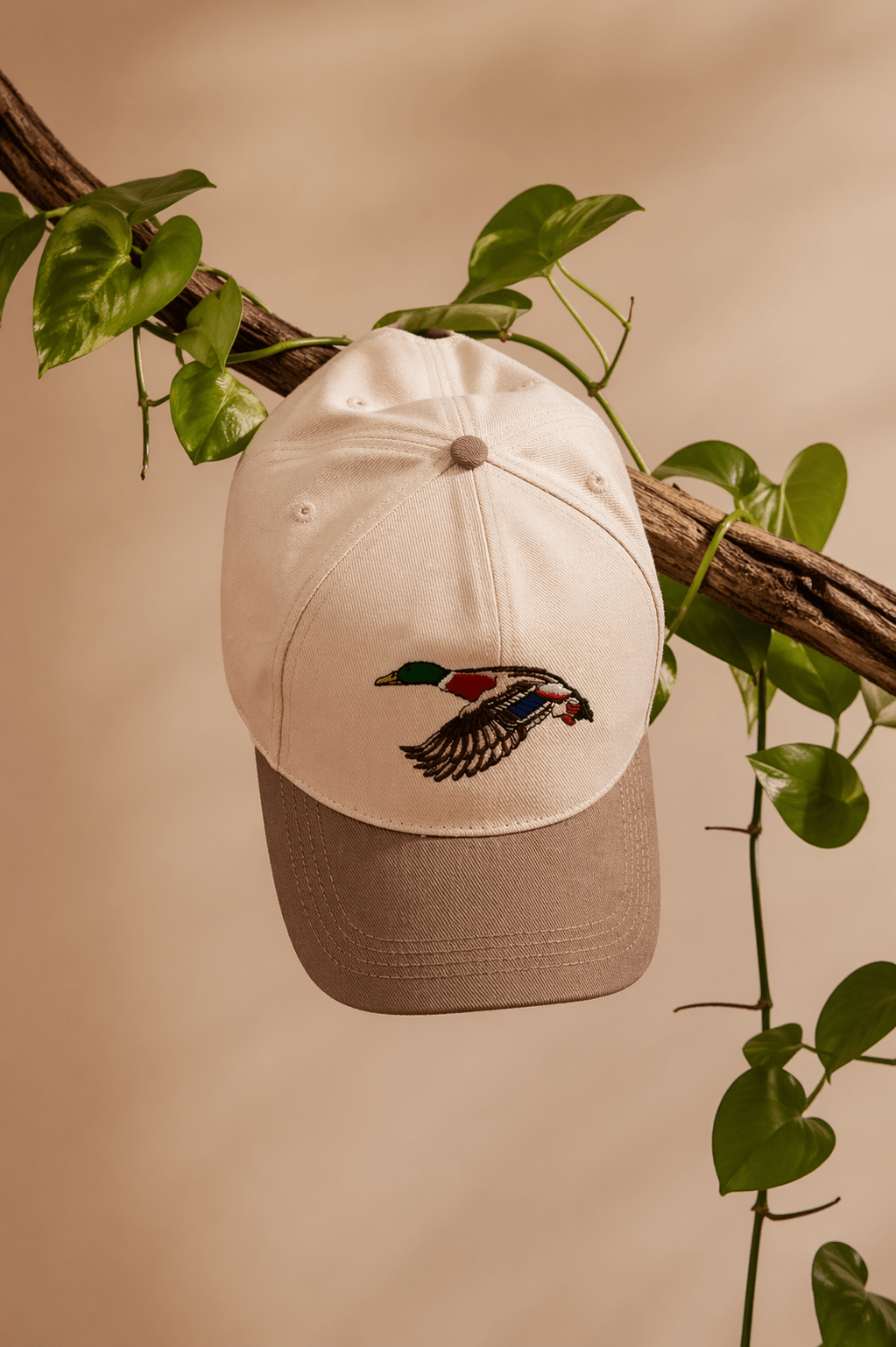 Wild Mallard Embroidered Trucker Hat