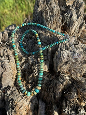 Wild Prairie Kingman Turquoise Beaded Necklace