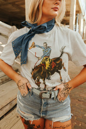 Wild Rider Graphic TeeCool GreyS