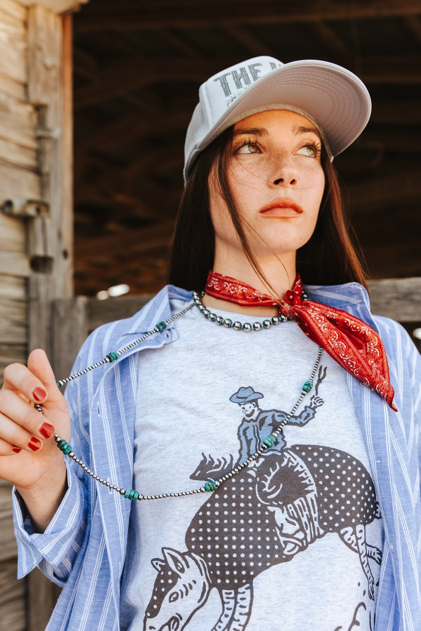 Wild Sky Beaded Choker