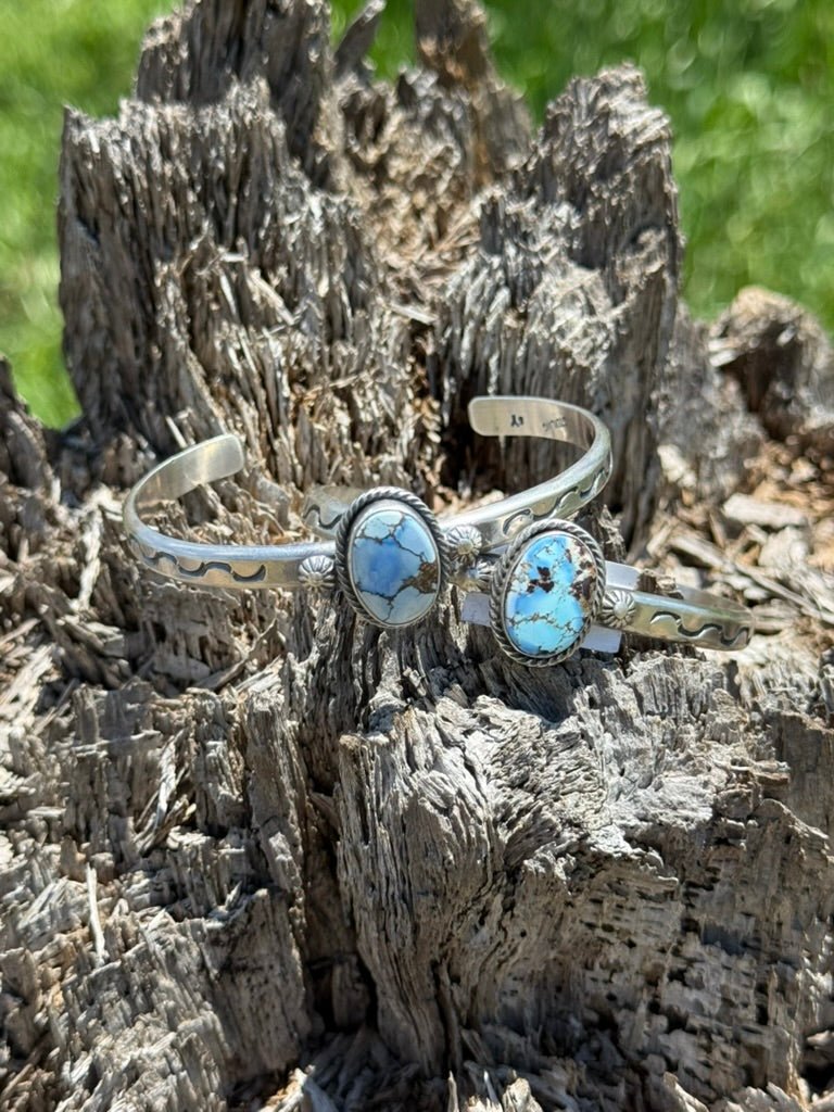 Wild Sky Golden Hills Stamped Cuff Bracelet