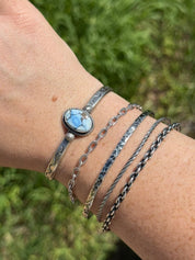 Wild Sky Golden Hills Stamped Cuff Bracelet
