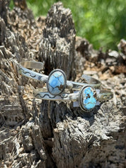 Wild Sky Golden Hills Stamped Cuff Bracelet