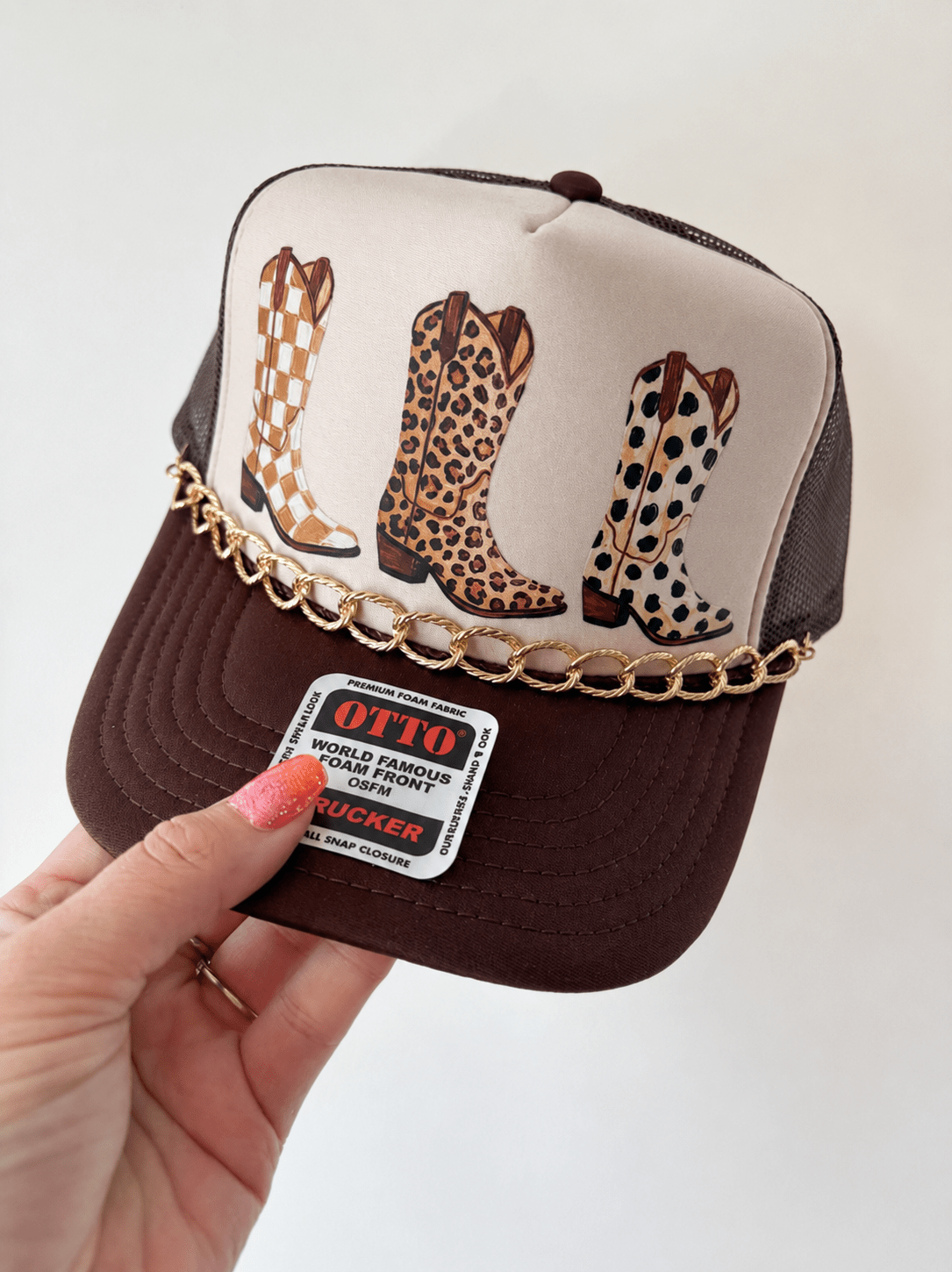 Wild West Boot Trio Trucker Hat