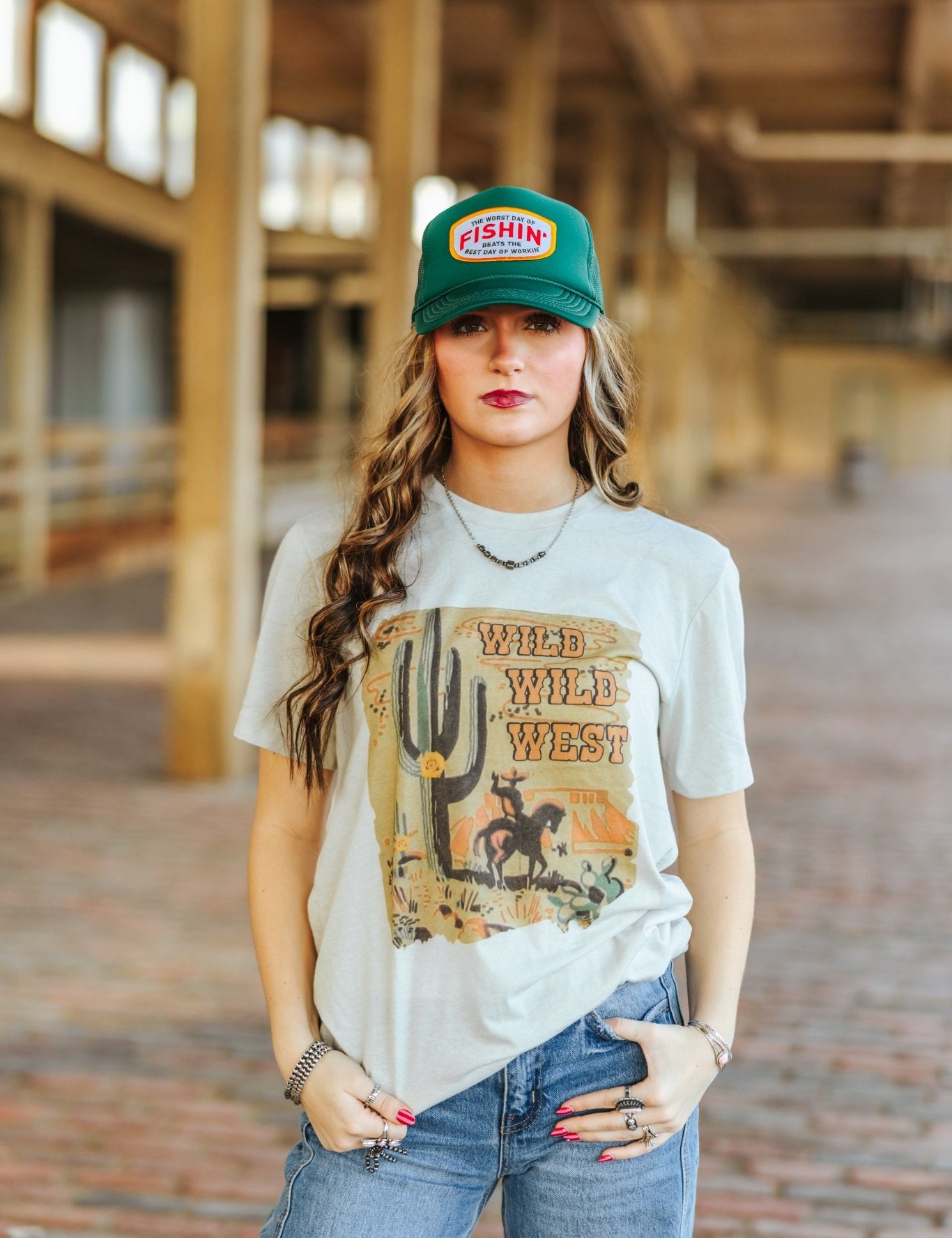 Wild West Cactus Graphic TeeCementS