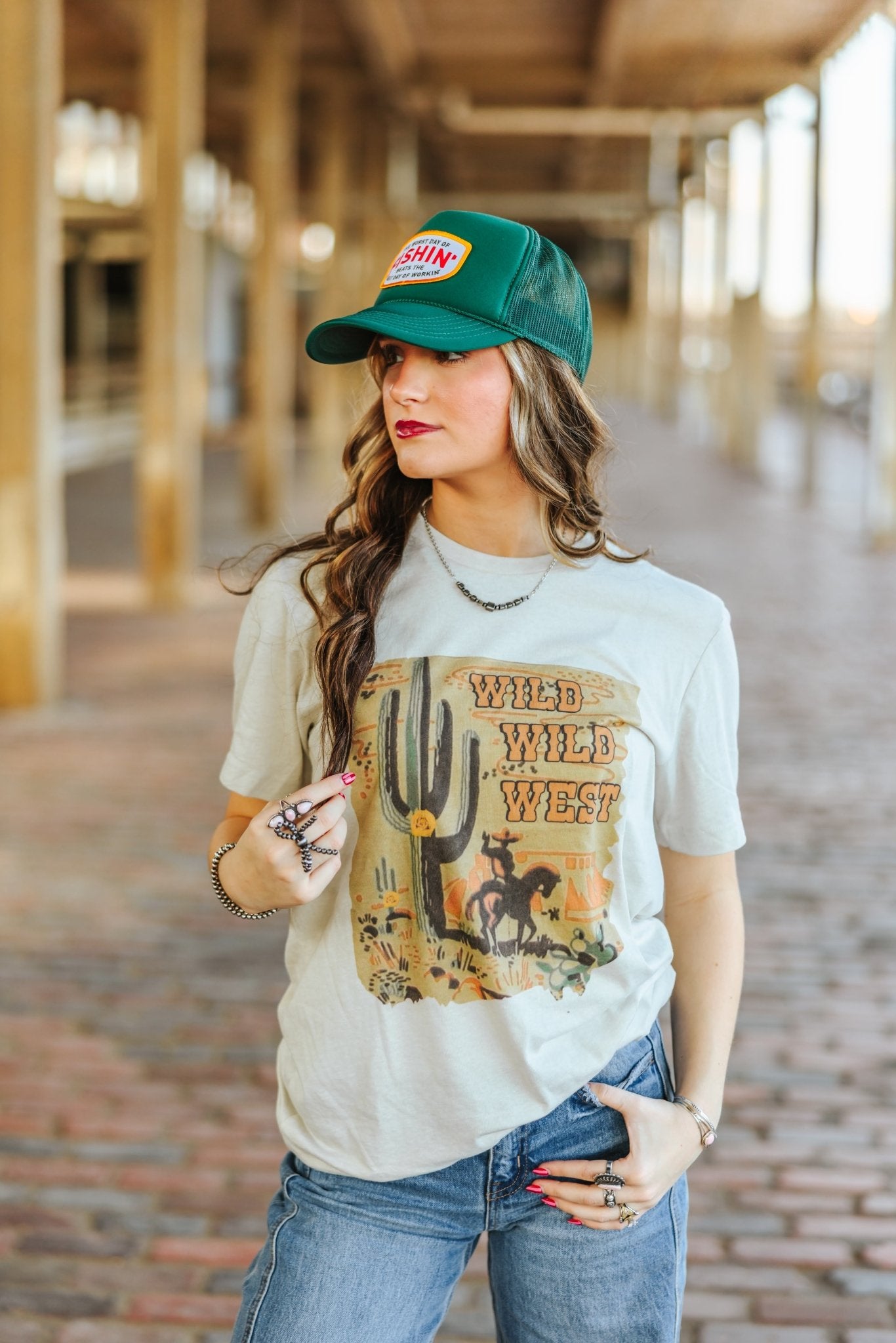 Wild West Cactus Graphic TeeCementS