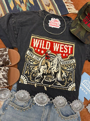 Wild West Long Live Cowboys Graphic TeeS