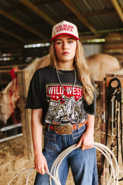 Wild West Long Live Cowboys Graphic TeeS