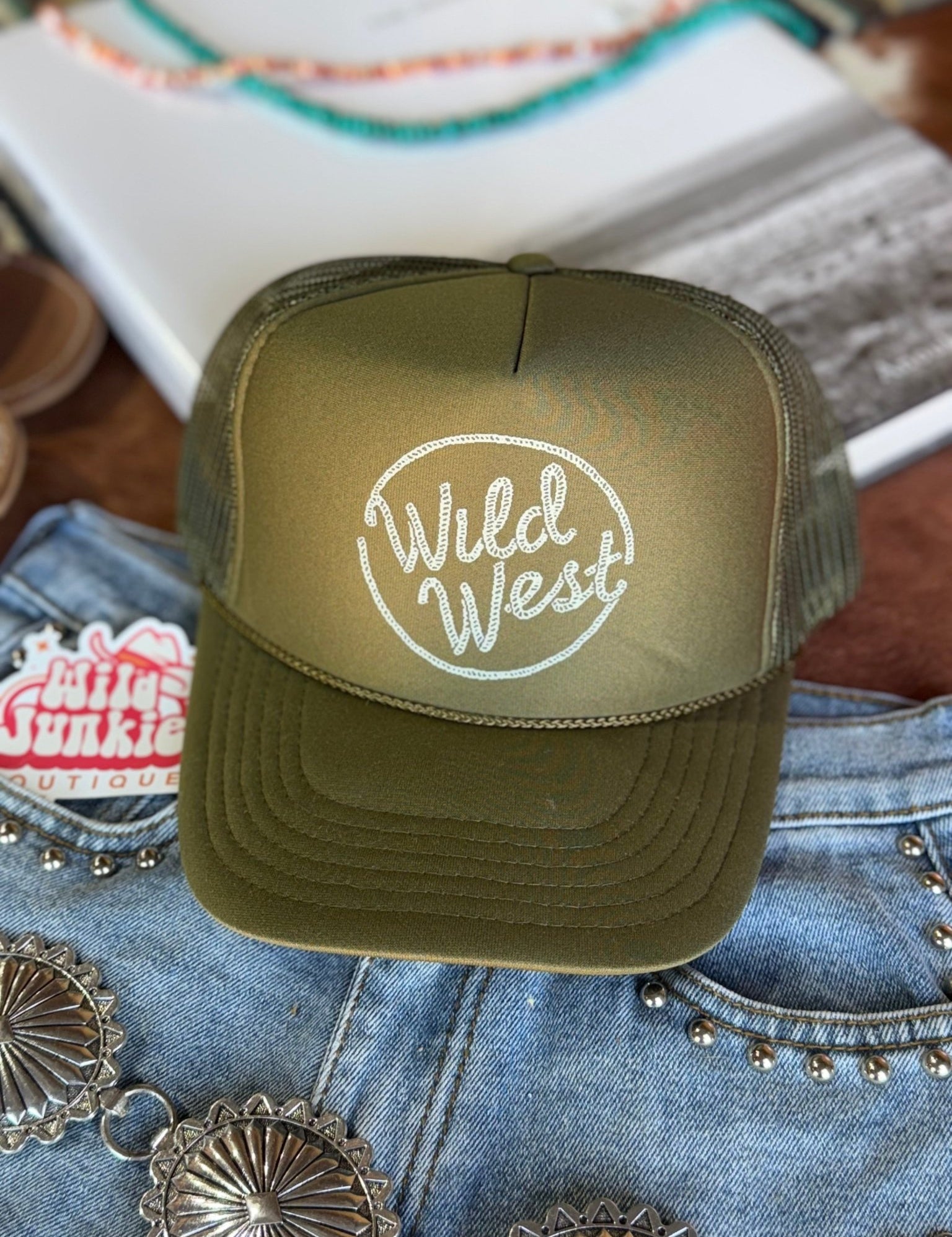 Wild West Trucker HatOlive