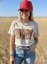 Wild Western Howdy Graphic TeeTanS