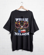 Willie Nelson Born For Trouble Oversized Graphic Tee