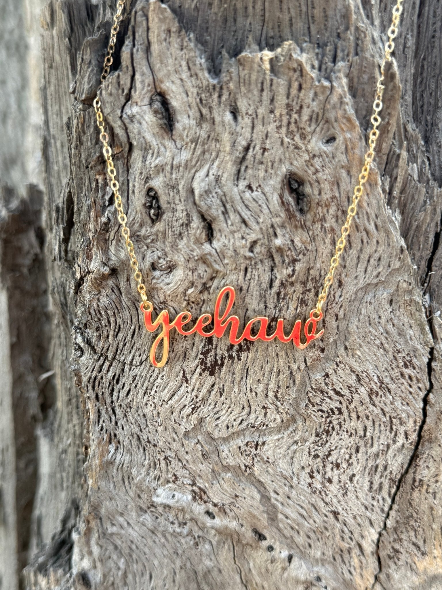 Yee Haw Chain NecklaceSilverOS