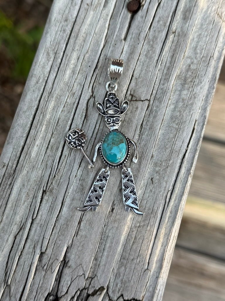 Yee-Haw Cowboy Pendant