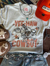 Yee - Haw Skeleton Cowboy Graphic TeeCementS