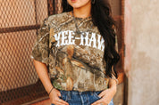 Yee - Haw Tree Camo Graphic TeeTree CamoS