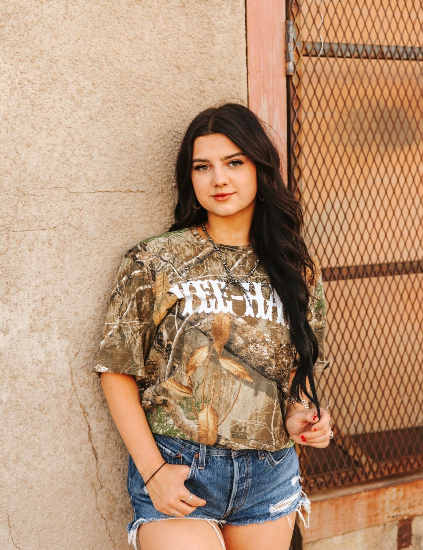 Yee - Haw Tree Camo Graphic TeeTree CamoS