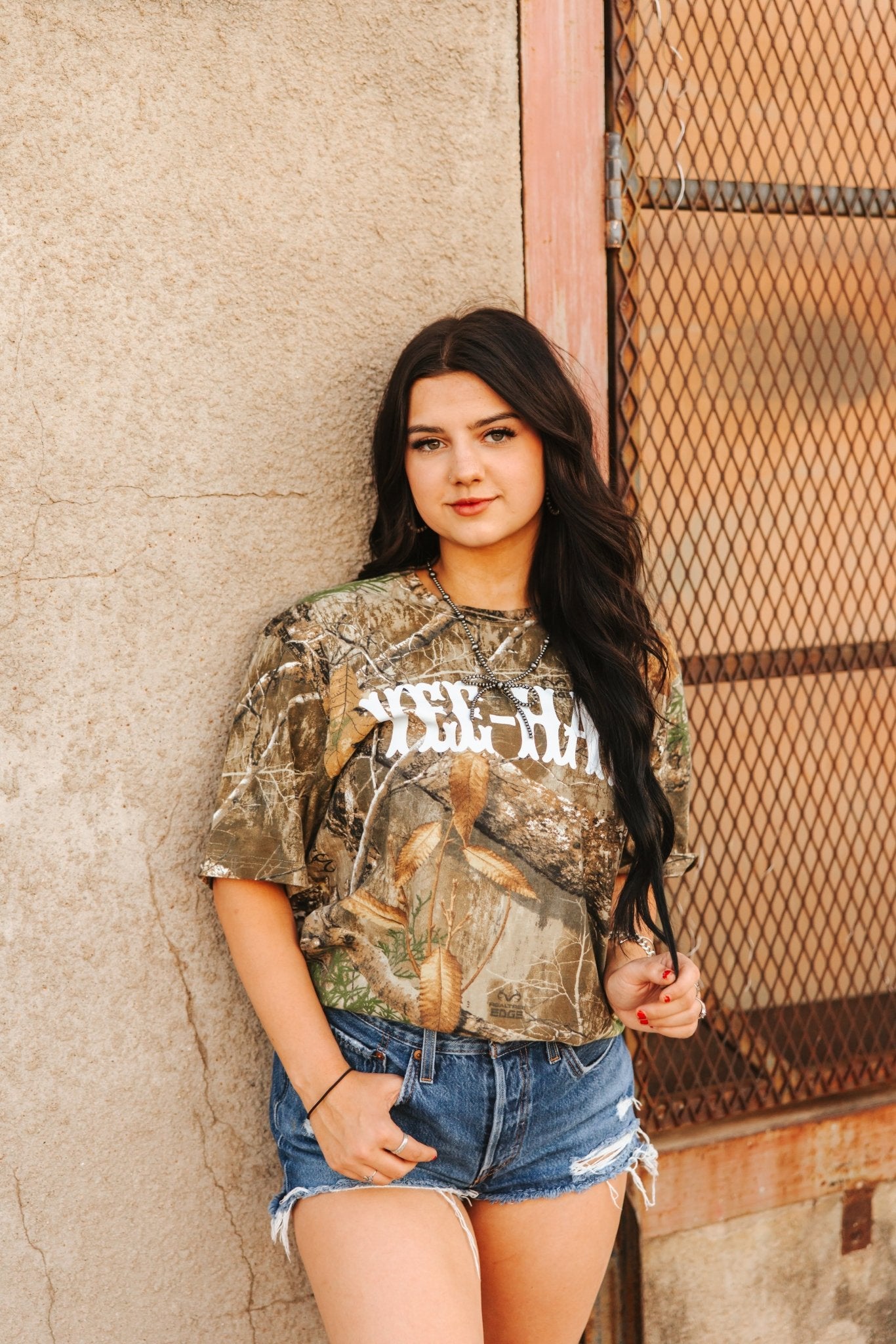 Yee - Haw Tree Camo Graphic TeeTree CamoS
