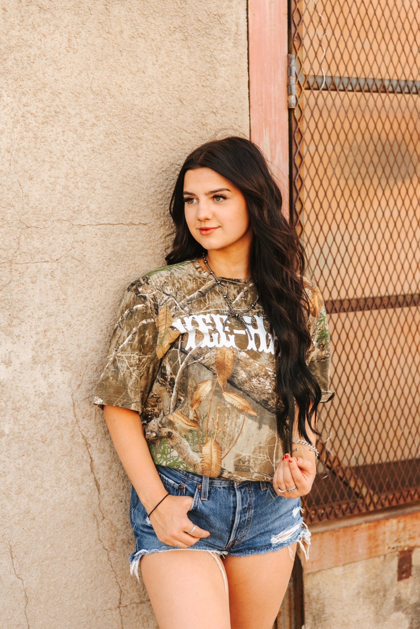 Yee - Haw Tree Camo Graphic TeeTree CamoS