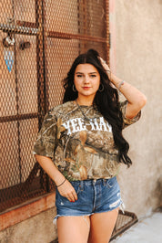 Yee - Haw Tree Camo Graphic TeeTree CamoS